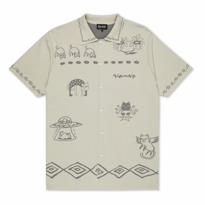 Blonded Reversible Button Up (Sand / Charcoal) - Ripndip