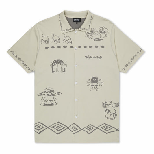Blonded Reversible Button Up (Sand / Charcoal) - Ripndip
