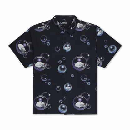 Bubbles Button Up Shirt (Black) - Ripndip