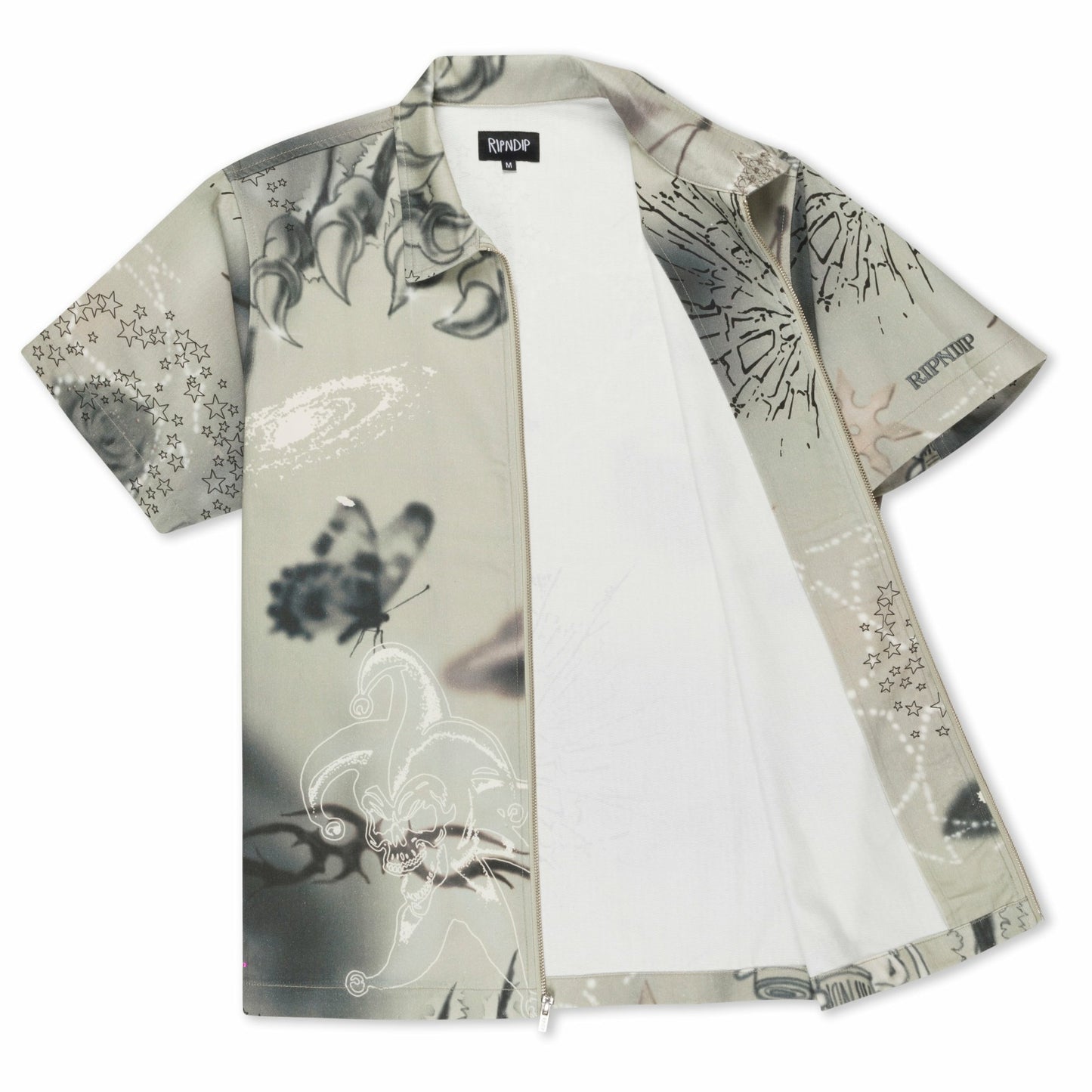 Stargazing Zip Up Shirt (Multi) - Ripndip