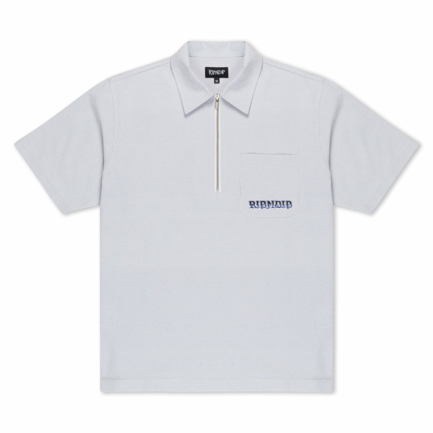 Rich Spirit Quarter Zip Shirt (Light Blue) - Ripndip