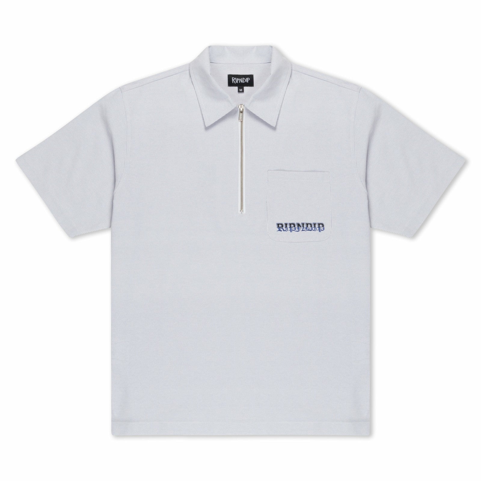 Rich Spirit Quarter Zip Shirt (Light Blue) - Ripndip