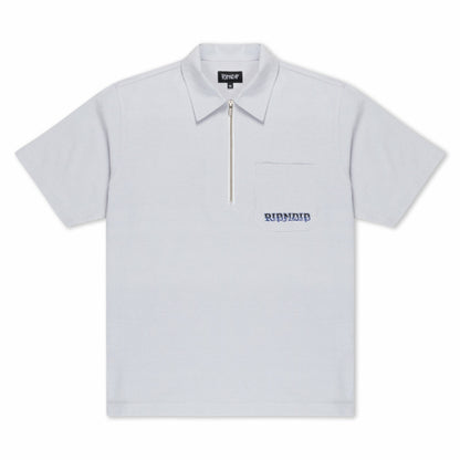 Rich Spirit Quarter Zip Shirt (Light Blue) - Ripndip