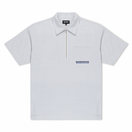 Rich Spirit Quarter Zip Shirt (Light Blue) - Ripndip