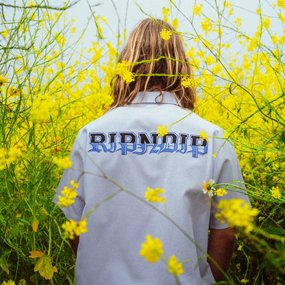 Rich Spirit Quarter Zip Shirt (Light Blue) - Ripndip