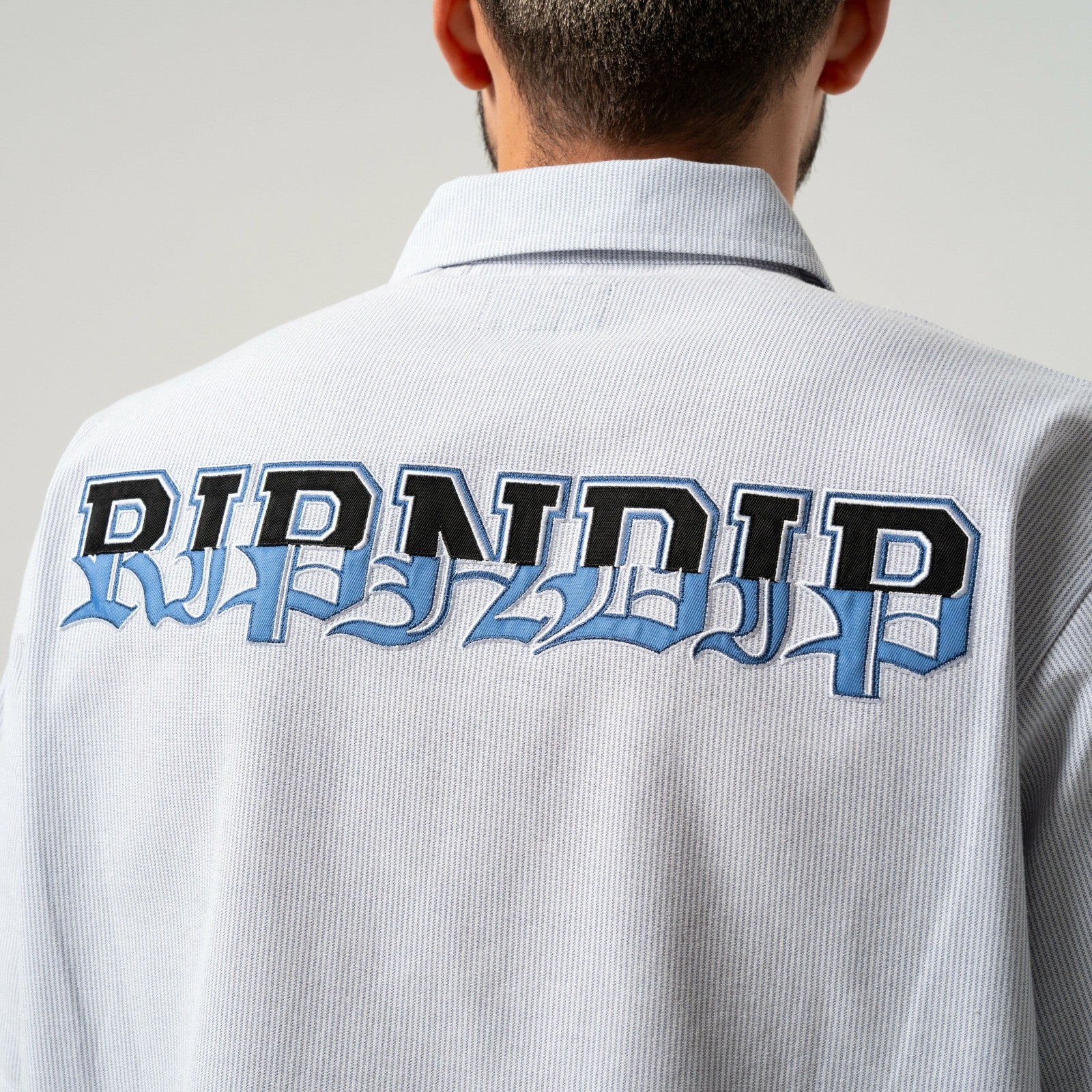 Rich Spirit Quarter Zip Shirt (Light Blue) - Ripndip