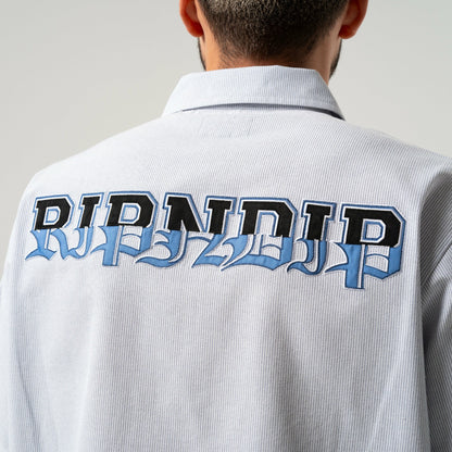 Rich Spirit Quarter Zip Shirt (Light Blue) - Ripndip