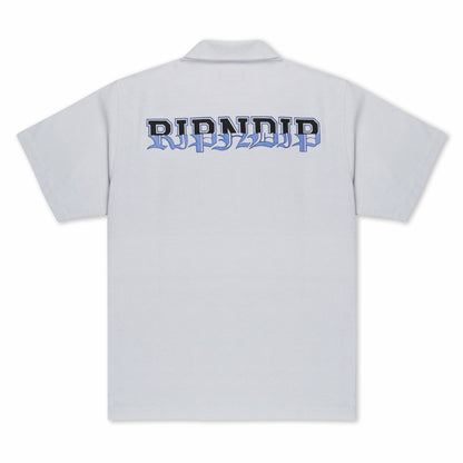 Rich Spirit Quarter Zip Shirt (Light Blue) - Ripndip