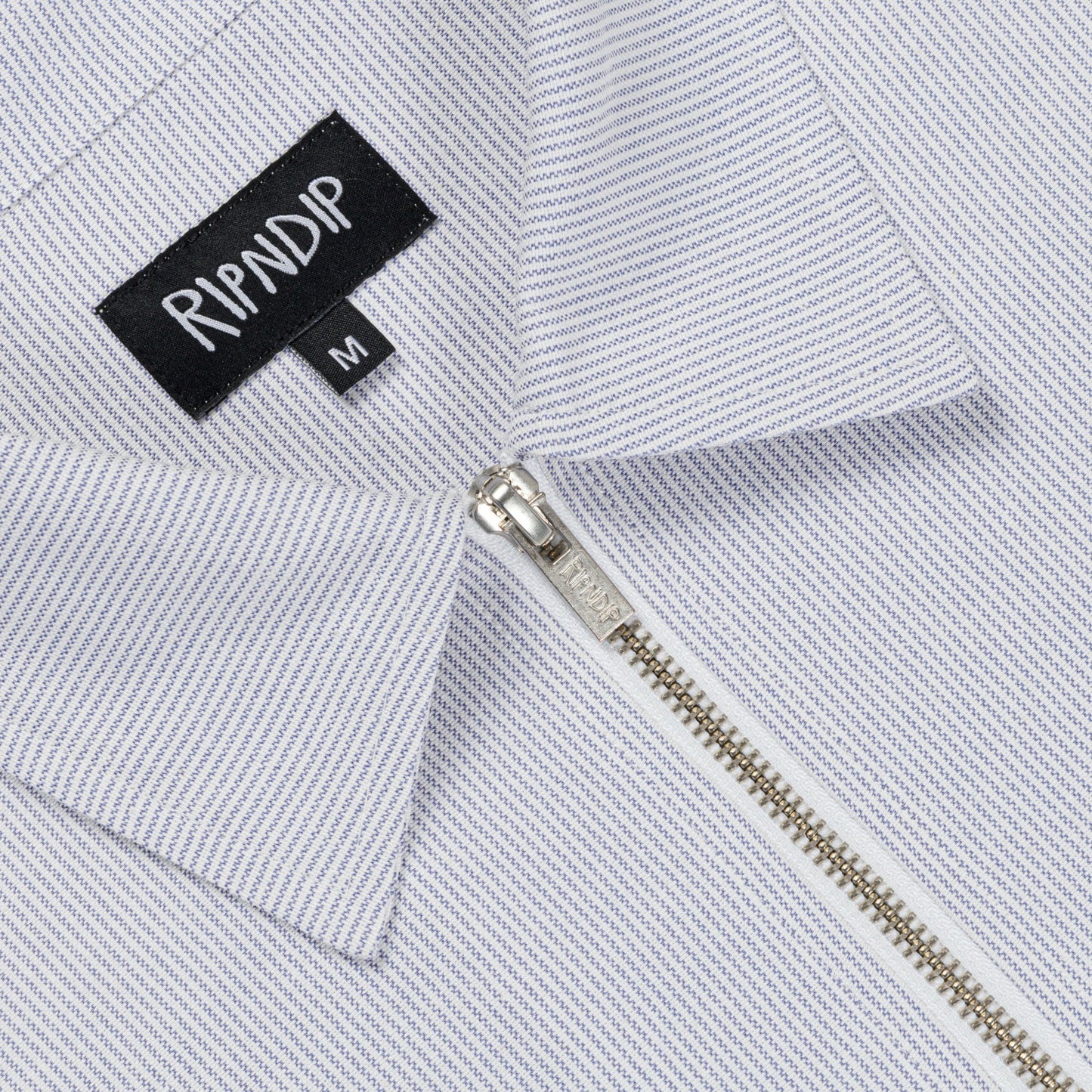 Rich Spirit Quarter Zip Shirt (Light Blue) - Ripndip