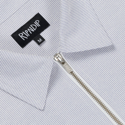 Rich Spirit Quarter Zip Shirt (Light Blue) - Ripndip