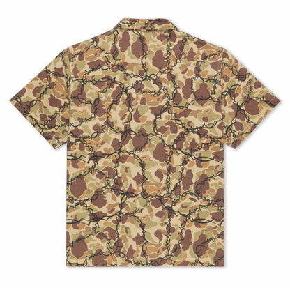 Wired Zip Up Shirt (Tan) - Ripndip