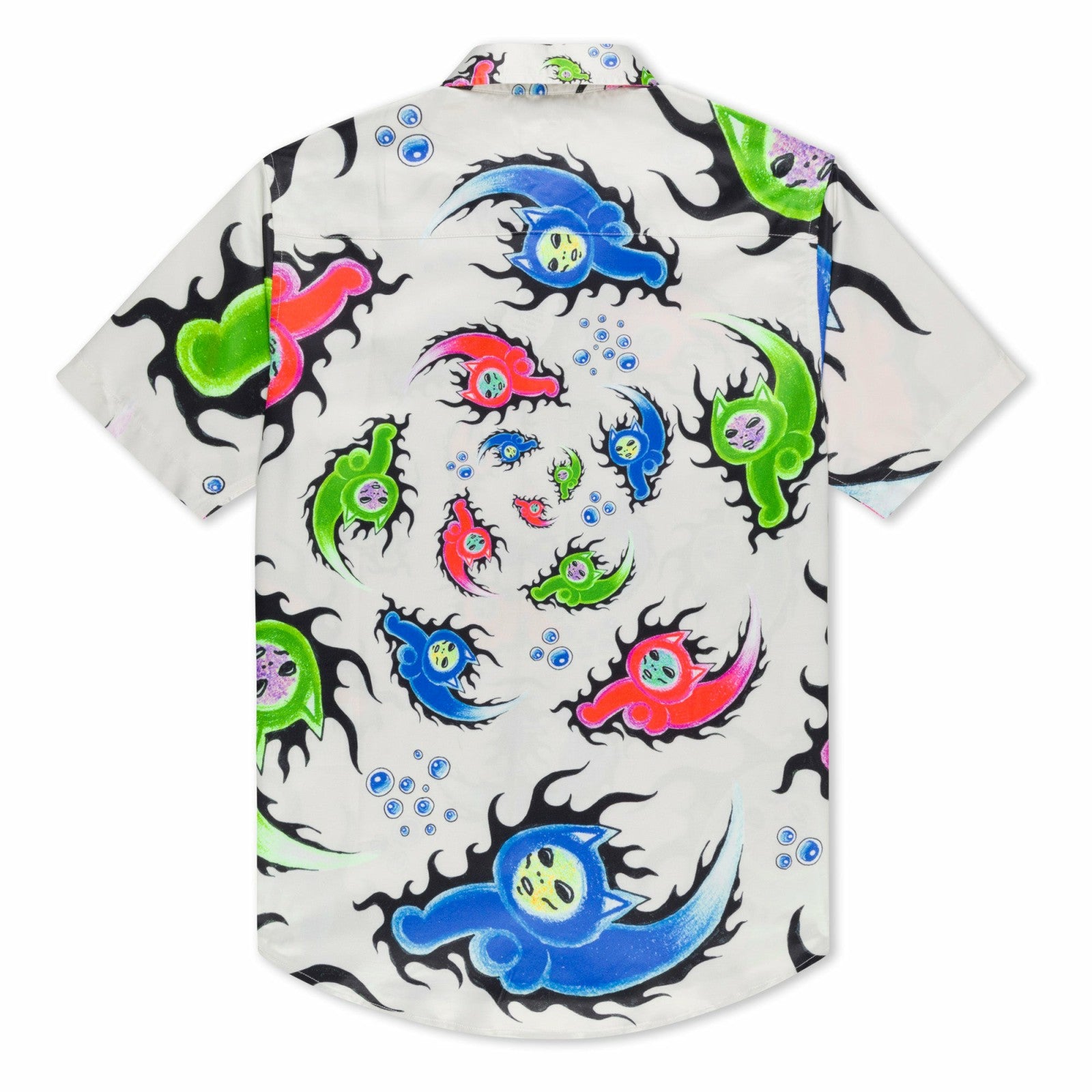 Ember Short Sleeve Button Up (Dusty Grey) - Ripndip