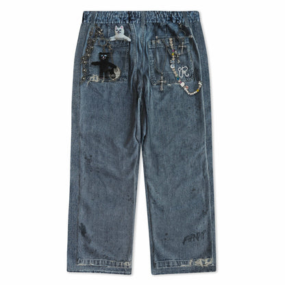 Real Sweatpants (Light Wash) - Ripndip