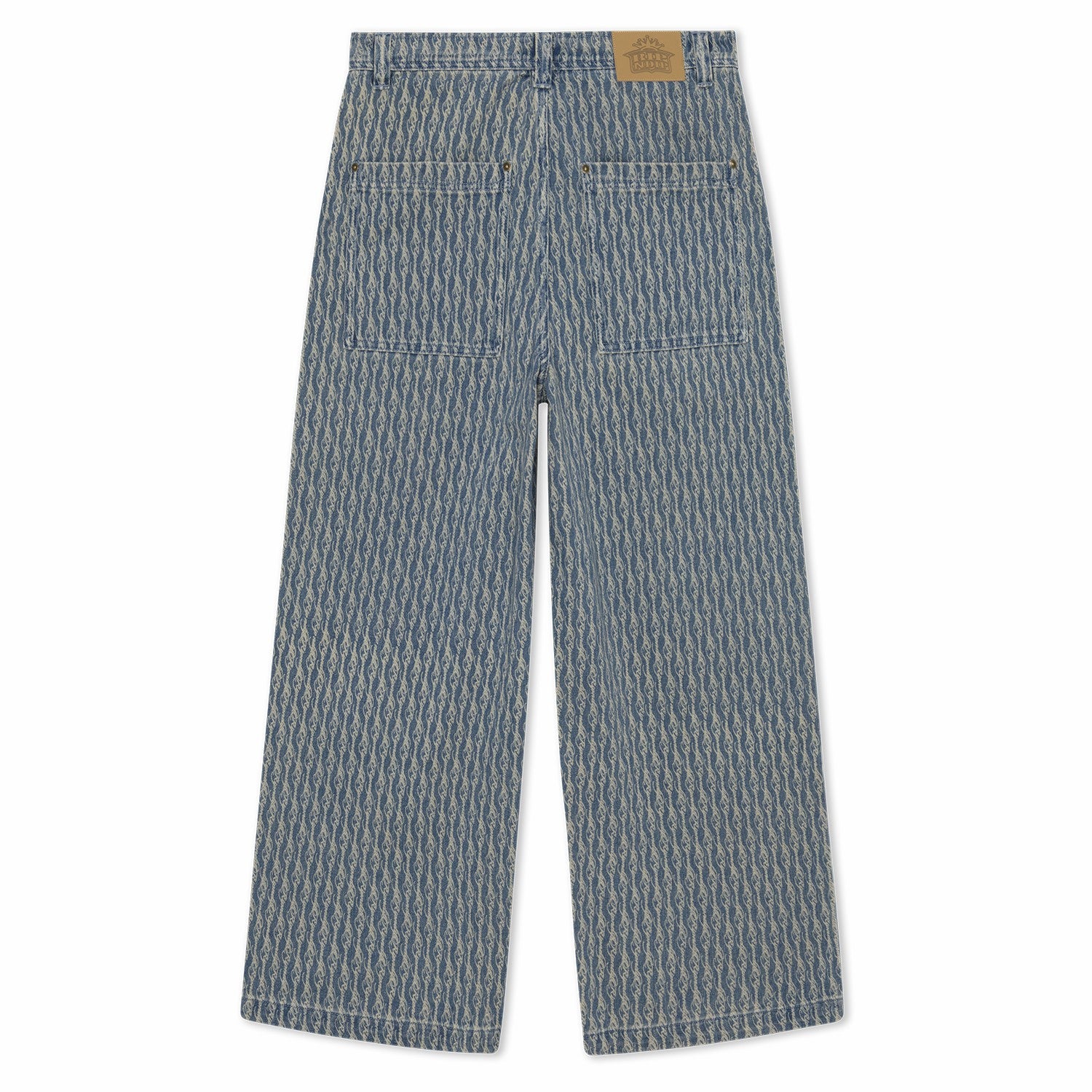 Western Roads Wide Fit Pants (Meidum Wash) - Ripndip