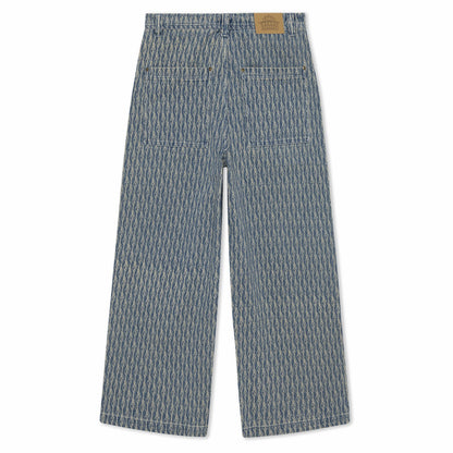 Western Roads Wide Fit Pants (Meidum Wash) - Ripndip