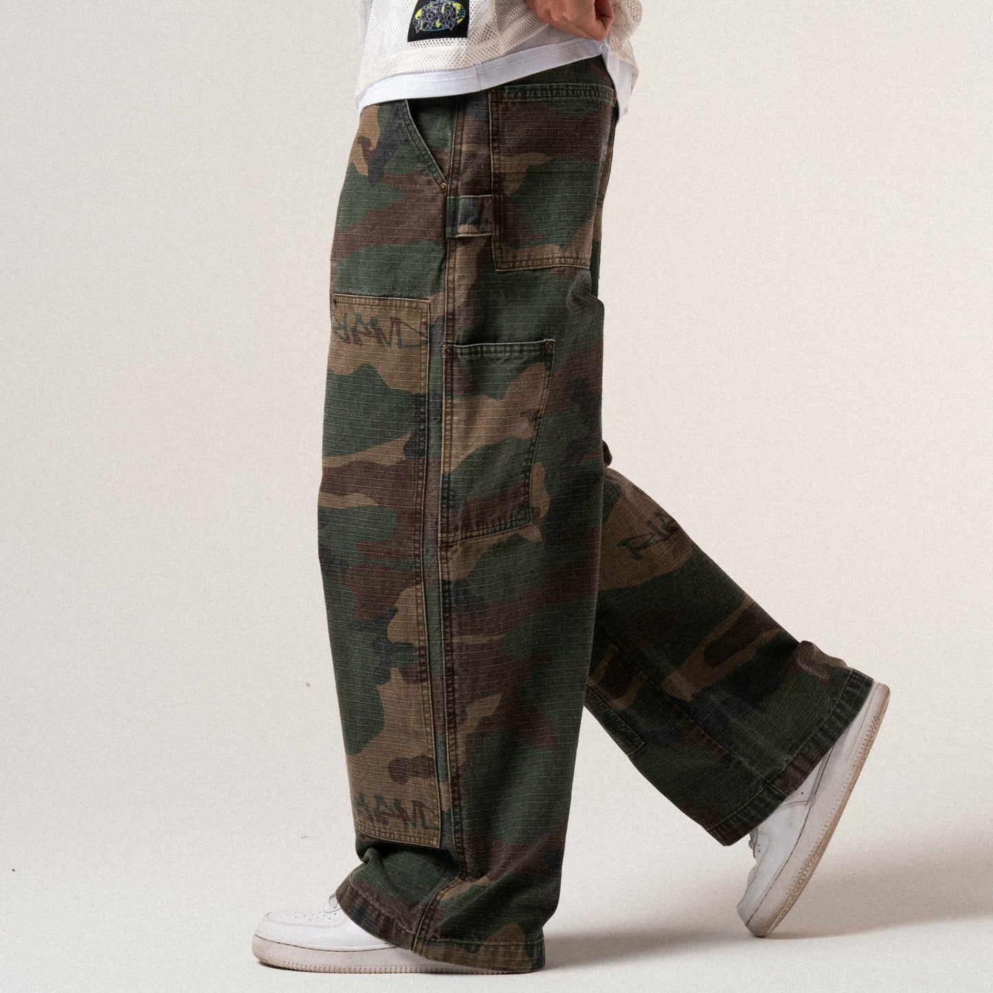 Claws Camo Extra Wide Fit Carpenter Pants (Multi) - Ripndip