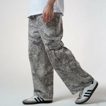 Nerm Tree Camo Extra Wide Cargo Pants (Nerm Tree Camo) - Ripndip