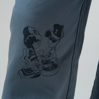 Westside Wide Fit Pants (Slate) - Ripndip