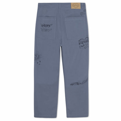 Westside Wide Fit Pants (Slate) - Ripndip