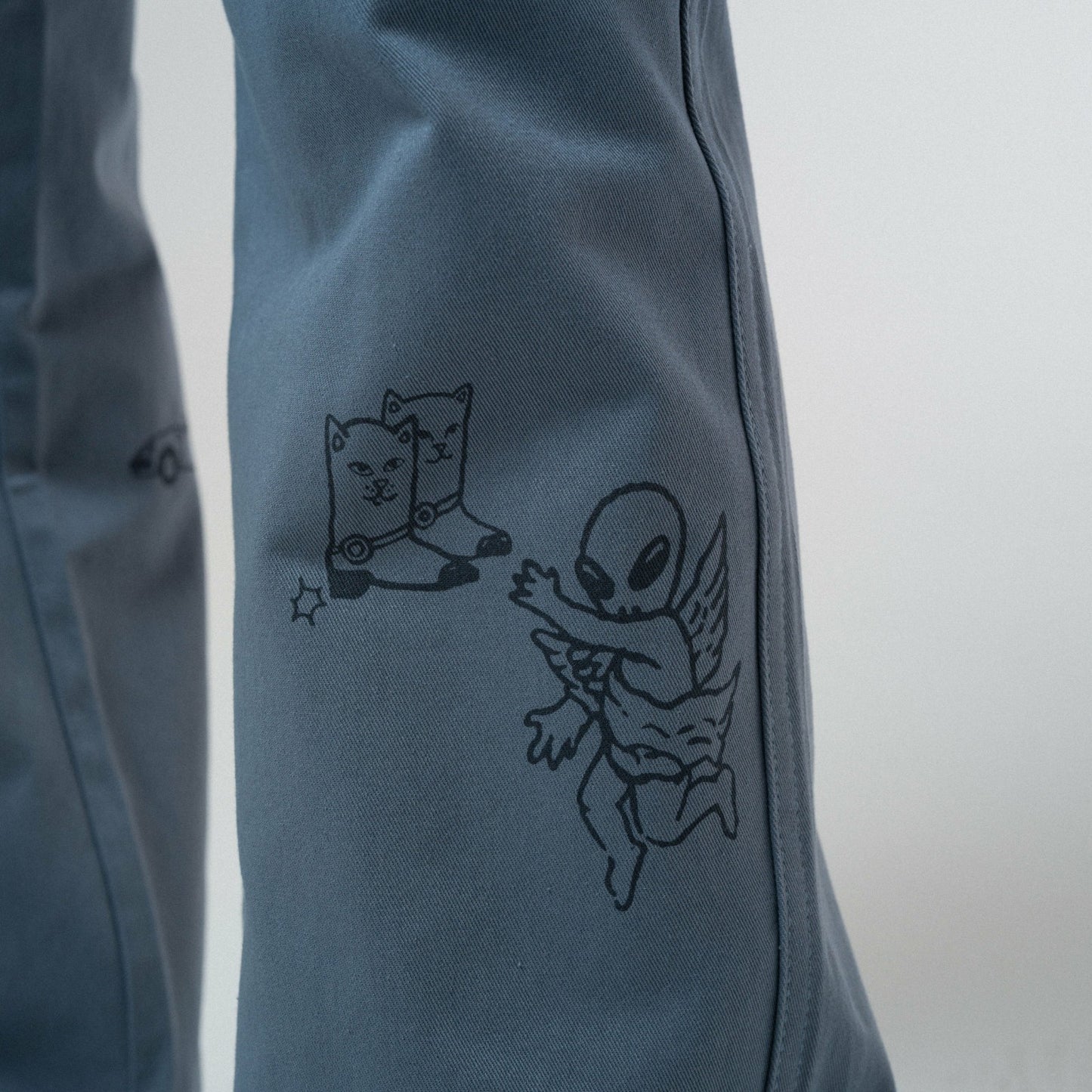 Westside Wide Fit Pants (Slate) - Ripndip