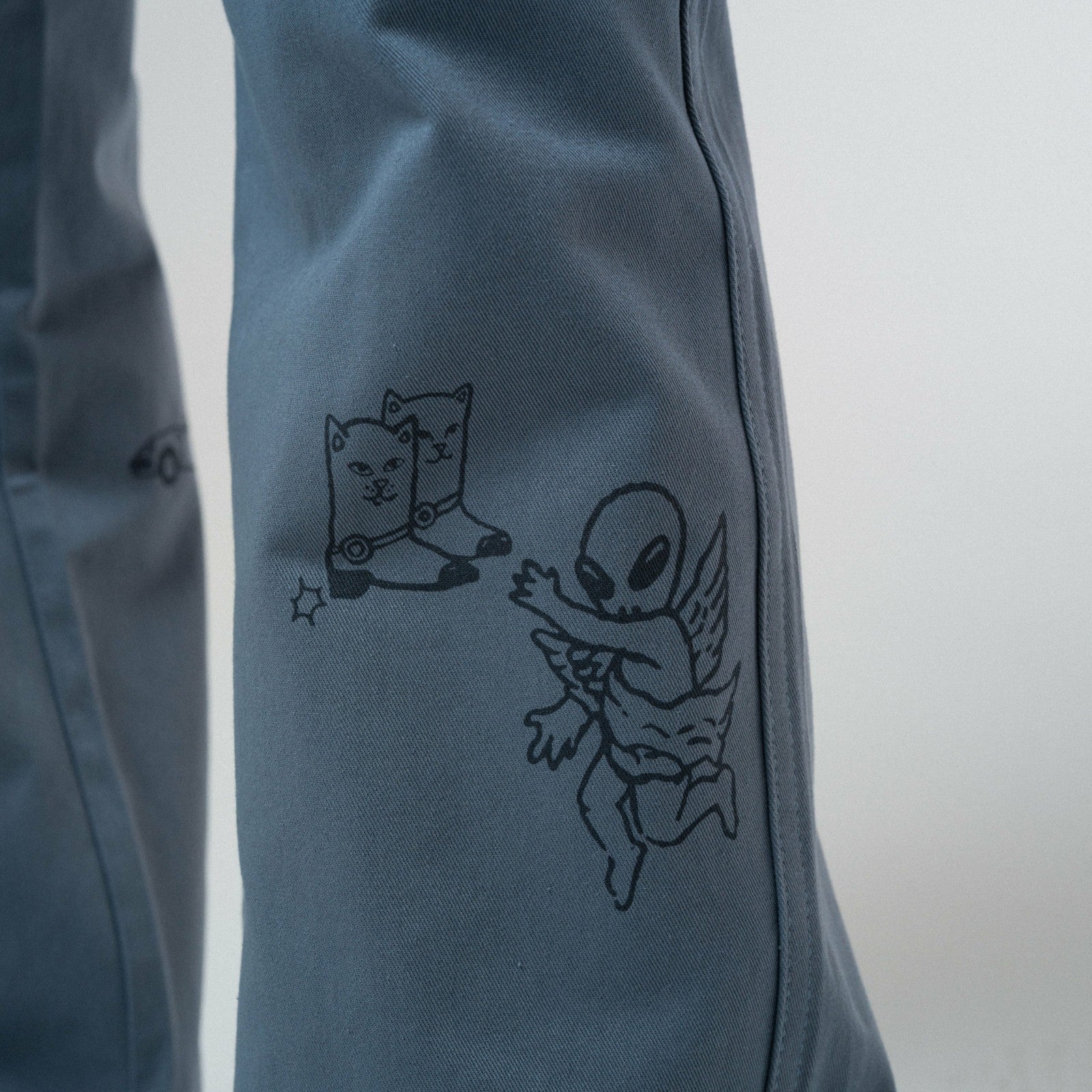 Westside Wide Fit Pants (Slate) - Ripndip