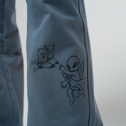 Westside Wide Fit Pants (Slate) - Ripndip