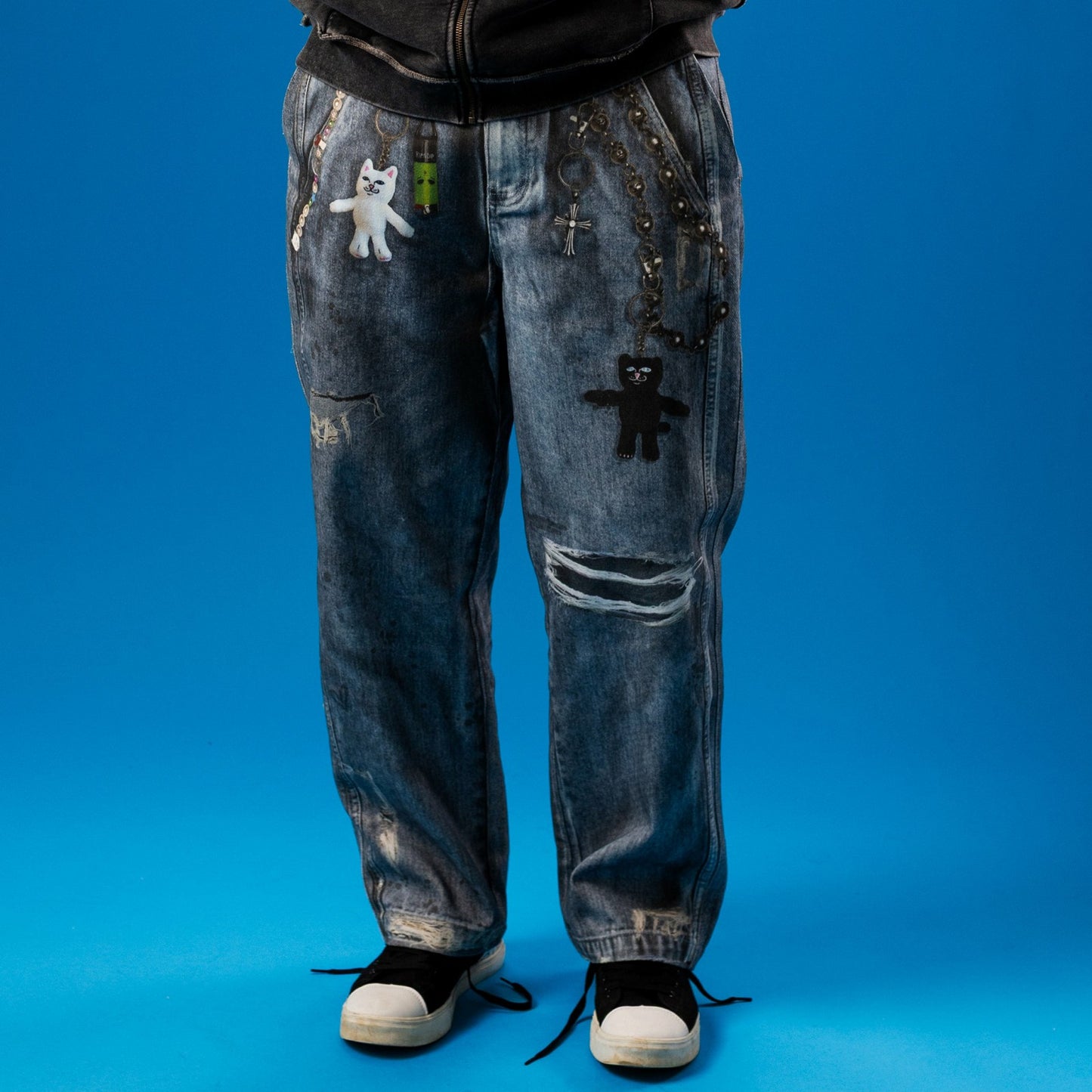 Real Straight Leg Denim Pants (Light Wash) - Ripndip