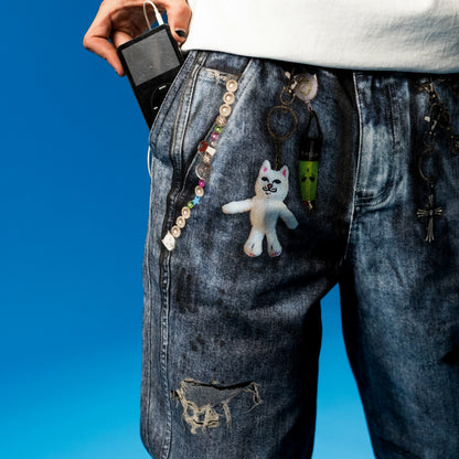 Real Straight Leg Denim Pants (Light Wash) - Ripndip