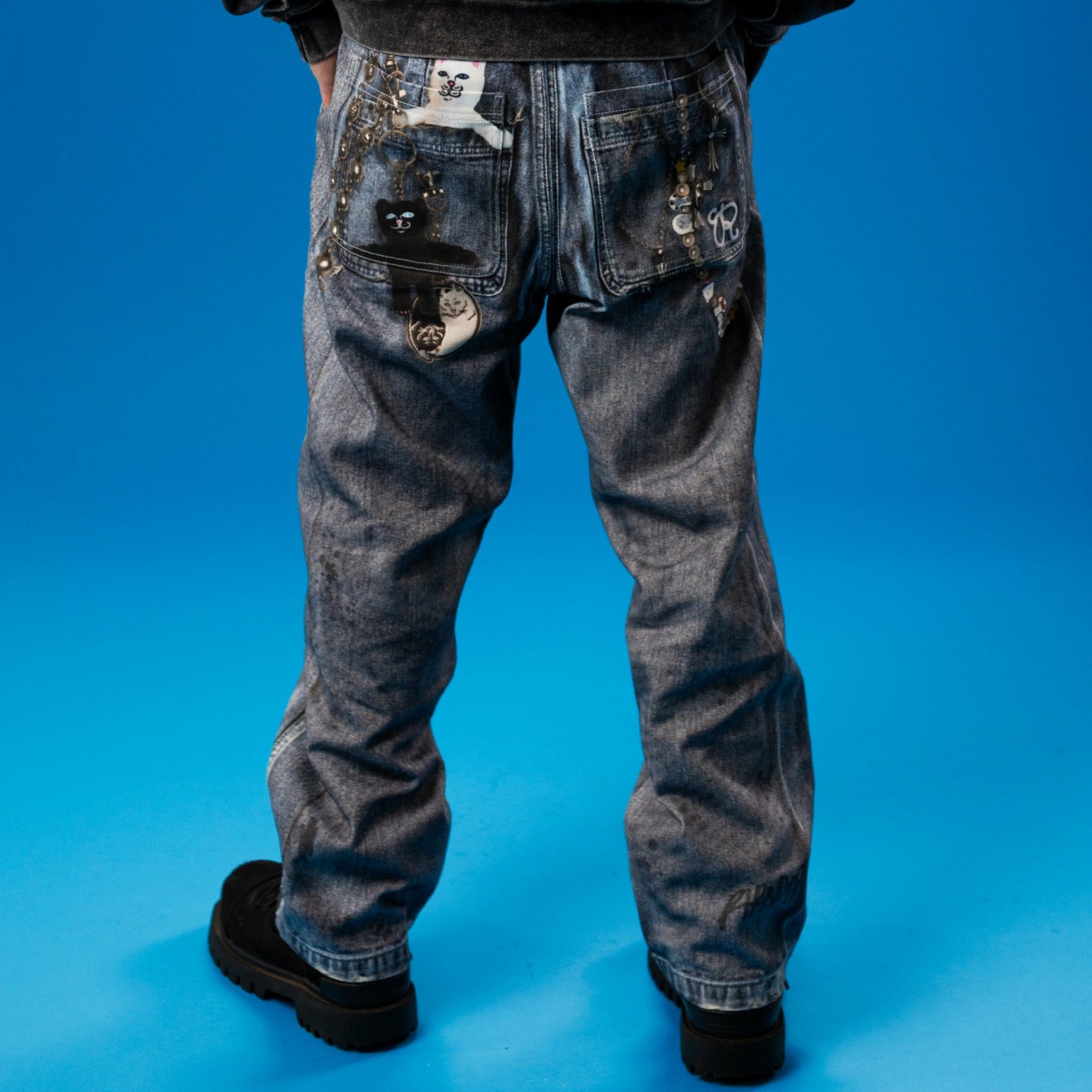 Real Straight Leg Denim Pants (Light Wash) - Ripndip