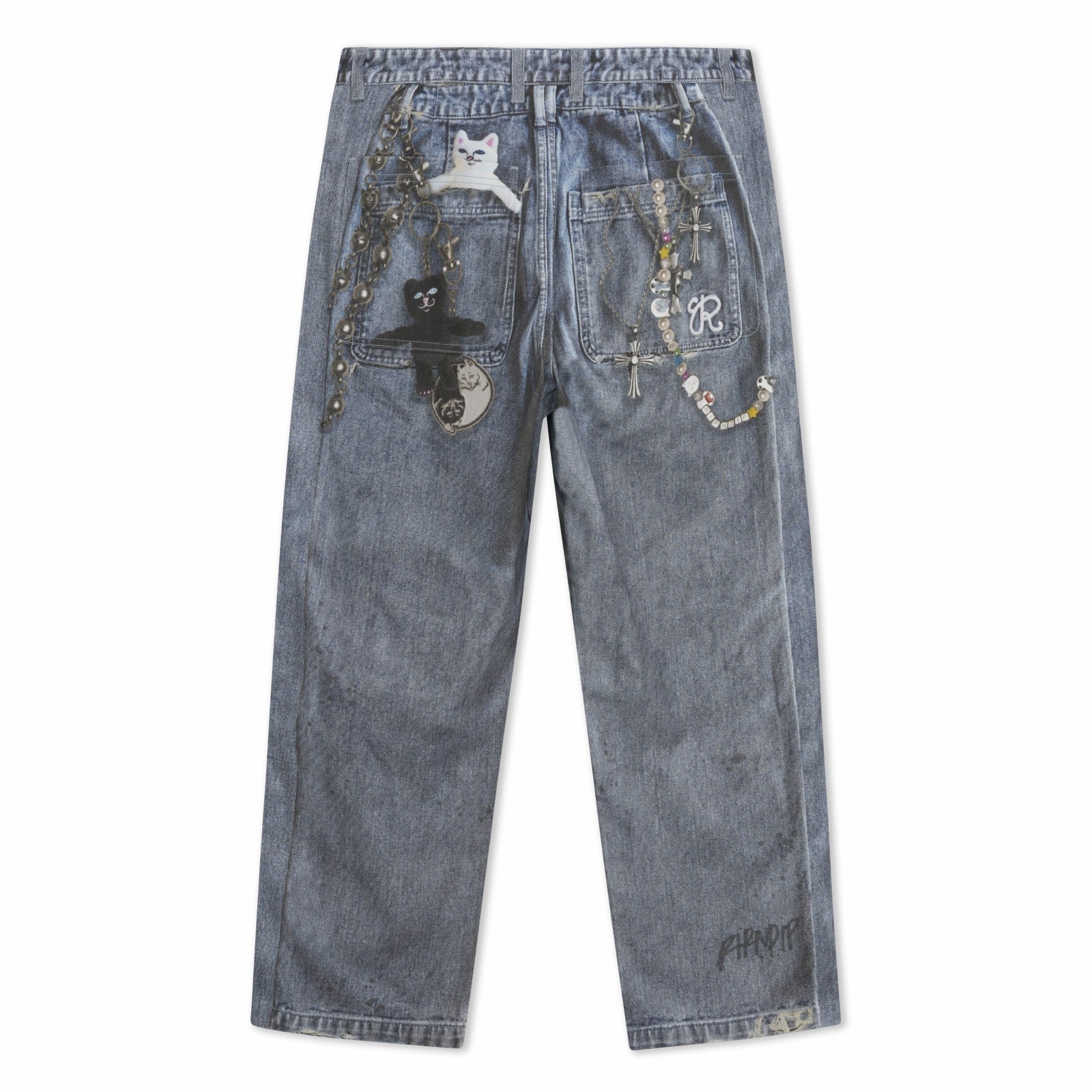 Real Straight Leg Denim Pants (Light Wash) - Ripndip