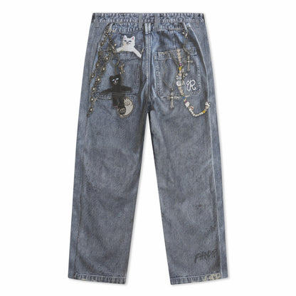 Real Straight Leg Denim Pants (Light Wash) - Ripndip