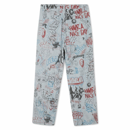 Marker Wide Fit Pants (Light Wash Denim) - Ripndip
