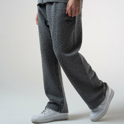 RIPNGEMS Straight Leg Sweatpants (Charcoal Wash) - Ripndip