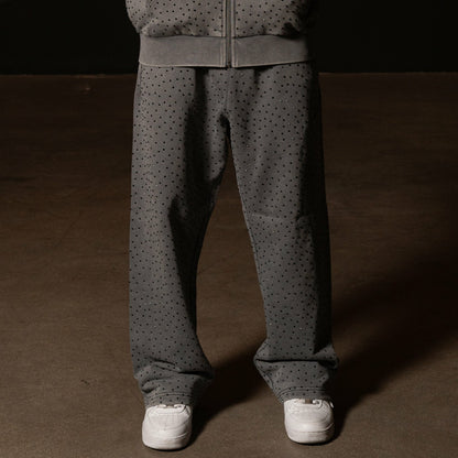 RIPNGEMS Straight Leg Sweatpants (Charcoal Wash) - Ripndip