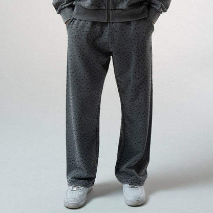 RIPNGEMS Straight Leg Sweatpants (Charcoal Wash) - Ripndip