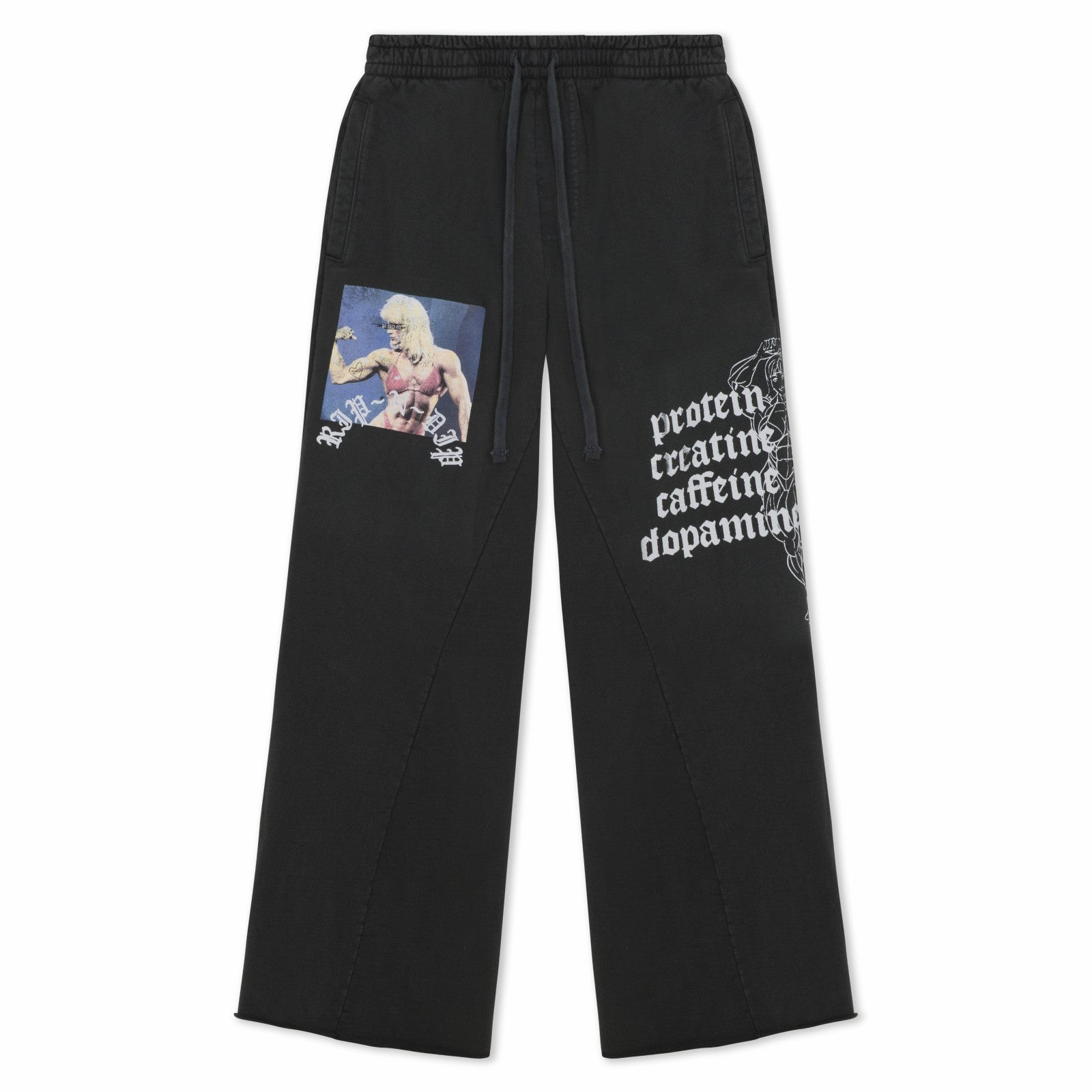 Protein Straight Leg 500GSM Sweatpants (Gunmetal) - Ripndip