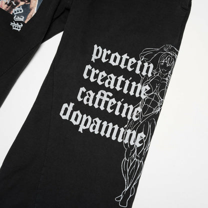 Protein Straight Leg 500GSM Sweatpants (Gunmetal) - Ripndip
