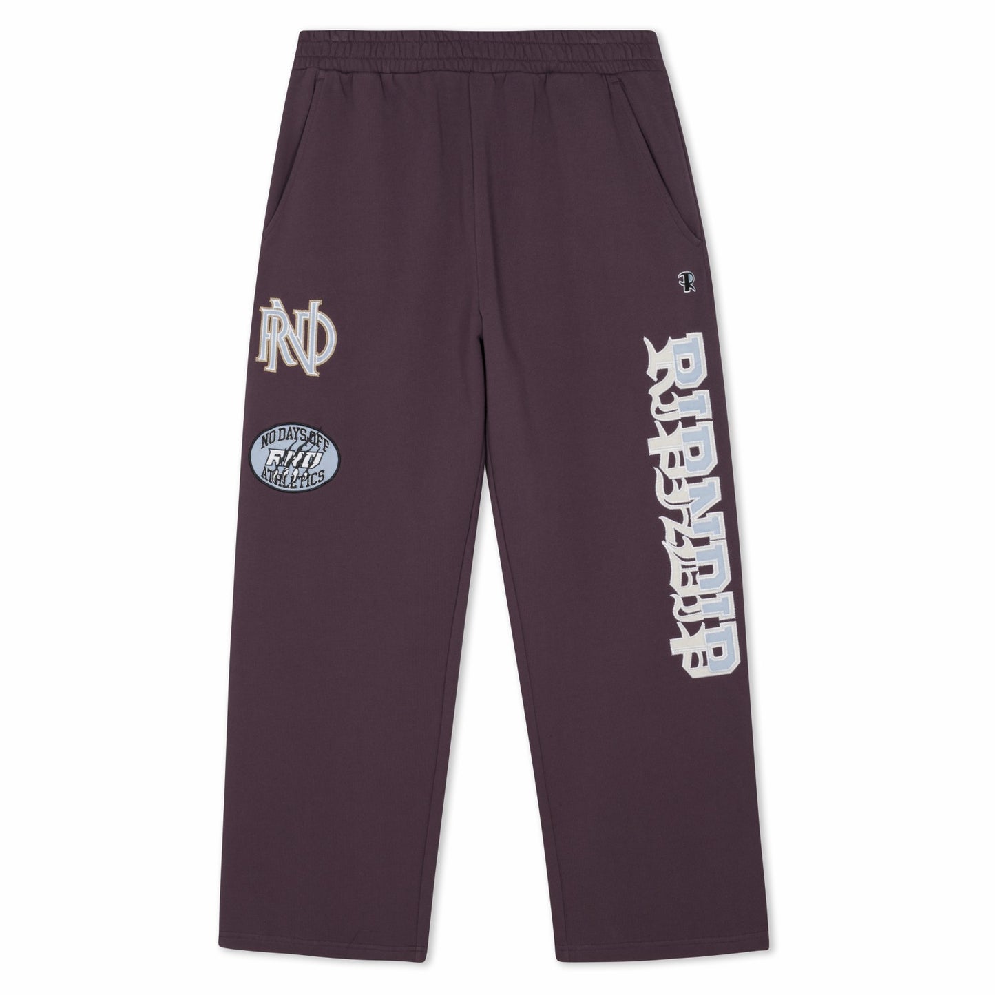 No Days Off Straight Leg Sweatpants (Plum) - Ripndip