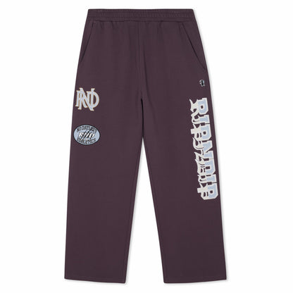 No Days Off Straight Leg Sweatpants (Plum) - Ripndip