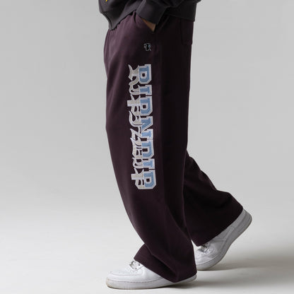 No Days Off Straight Leg Sweatpants (Plum) - Ripndip