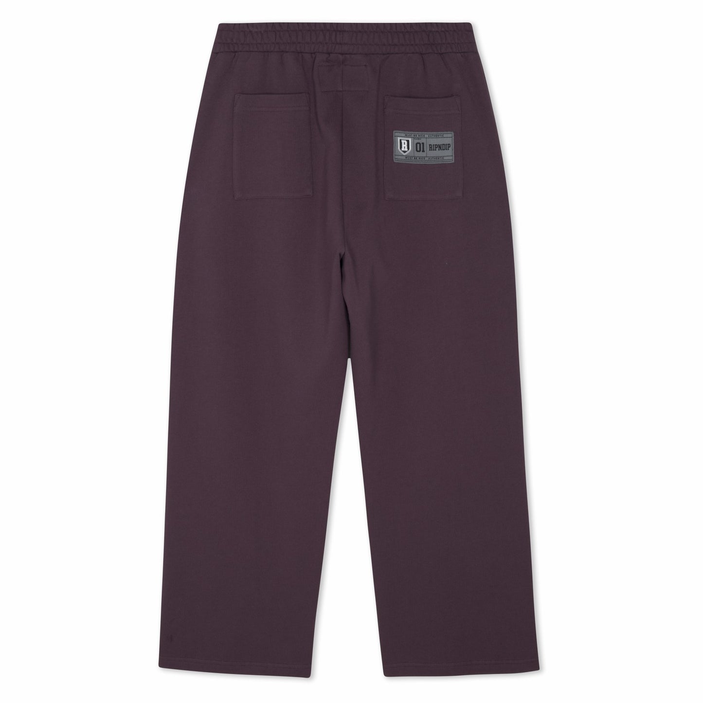 No Days Off Straight Leg Sweatpants (Plum) - Ripndip