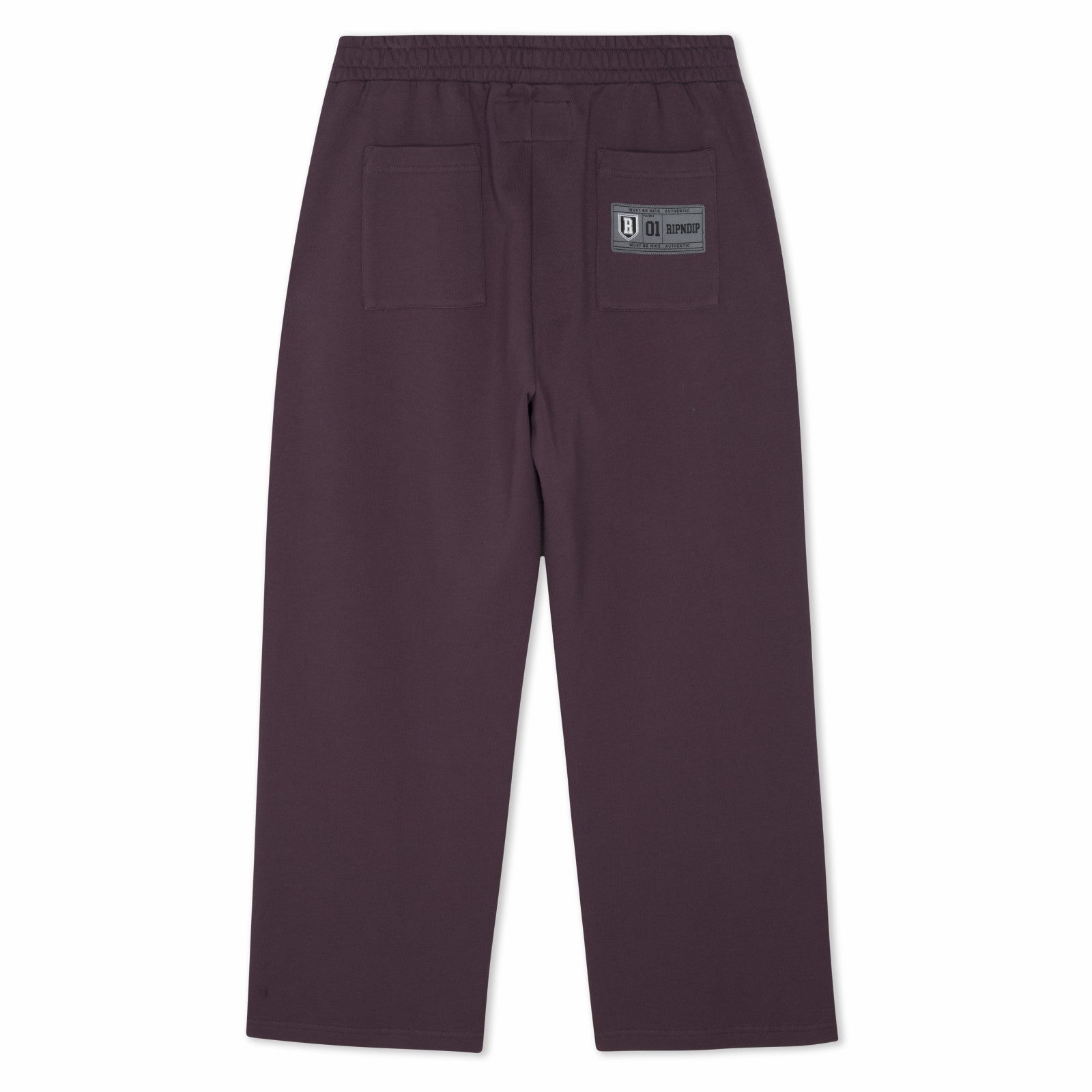 No Days Off Straight Leg Sweatpants (Plum) - Ripndip