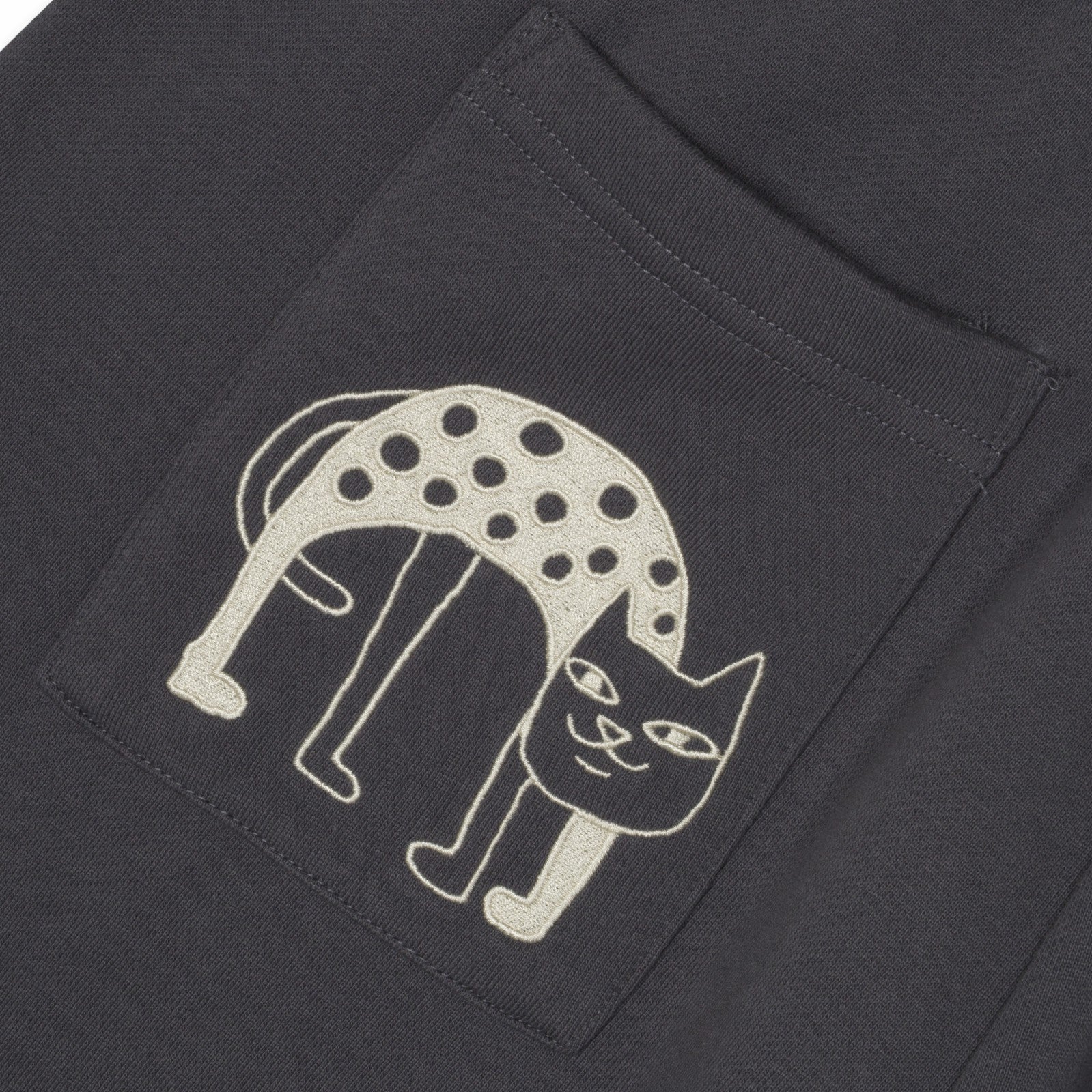 Blonded Straight Leg Sweatpants (Charcoal) - Ripndip