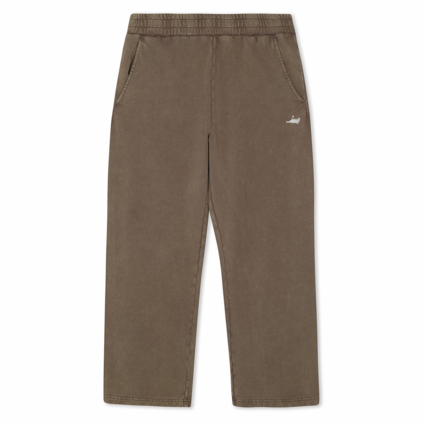Castanza Straight Leg Sweatpants (Brown Vintage Wash) - Ripndip