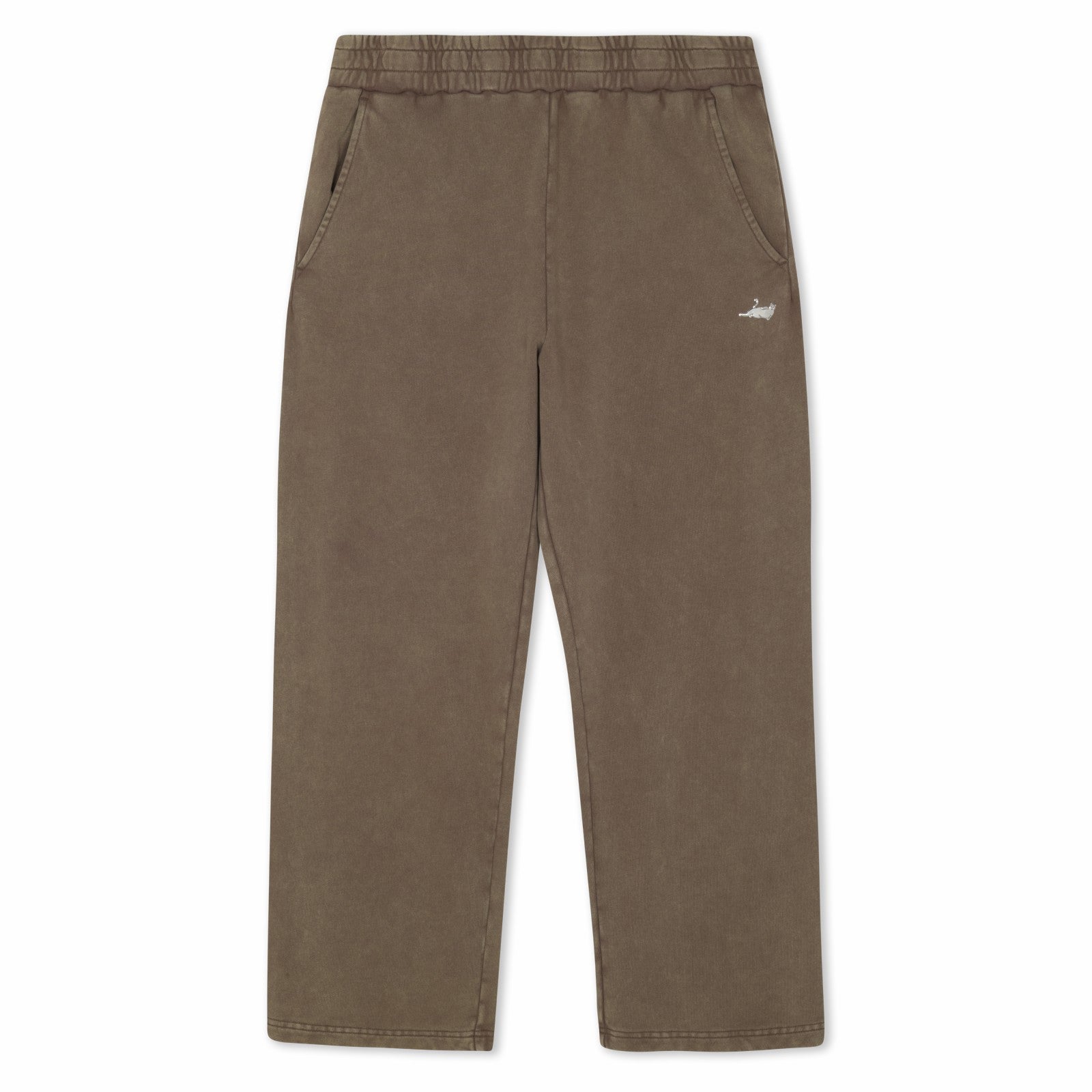 Castanza Straight Leg Sweatpants (Brown Vintage Wash) - Ripndip