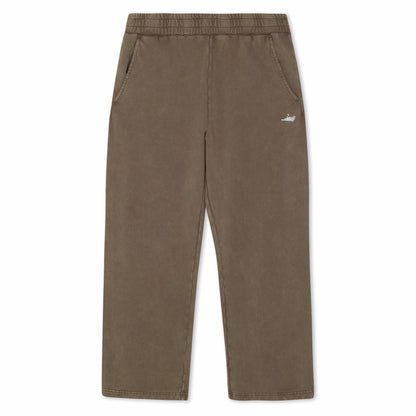 Castanza Straight Leg Sweatpants (Brown Vintage Wash) - Ripndip