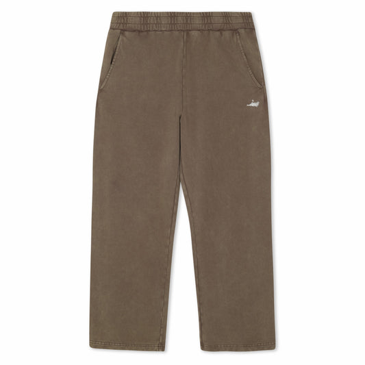 Castanza Straight Leg Sweatpants (Brown Vintage Wash) - Ripndip