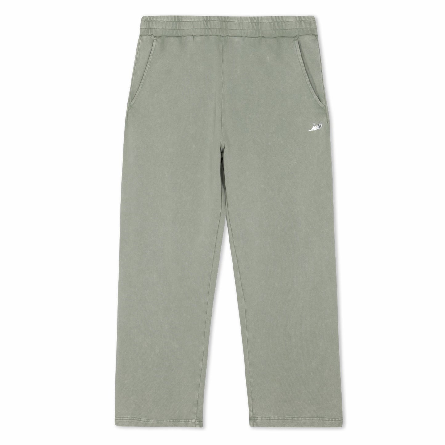 Castanza Straight Leg Sweatpants (Sage Vintage Wash) - Ripndip