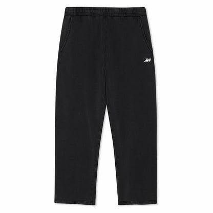 Castanza Straight Leg Sweatpants (Black Vintage Wash) - Ripndip