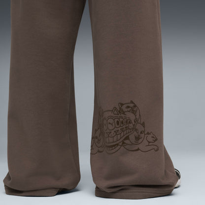 PUMA X RIPNDIP Oversized Wide Sweatpants (Flat Bronze) - Ripndip